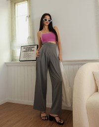 Wide Waist Pleated Bottoms