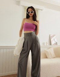 Wide Waist Pleated Bottoms