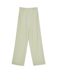 Detailing Pleated Wide Pants