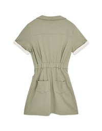 Workwear Lapel Mini Dress