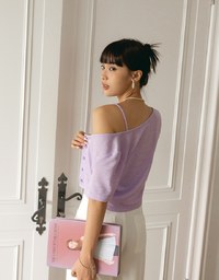 Two Piece Knit Short Sleeve Top