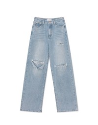 Ready Stock【Elecher's Design】BOSS MOM Distressed Jeans