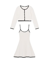 Soigné Knit Bodycon Dress Set