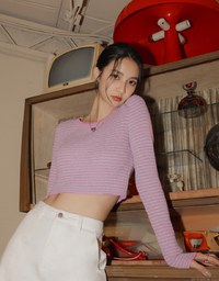Dreamy Textured Cropped Top