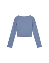 Plain Square Neck Knit Top