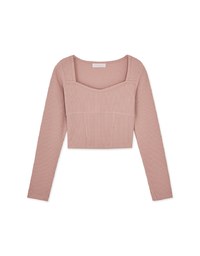 Square Neck Knit Top