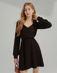 Heart-Neck Mini Dress