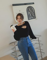 Hollow Knit Top