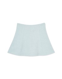 Umbrella-Shaped Velvet Skirt