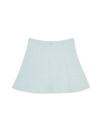 Umbrella-Shaped Velvet Skirt