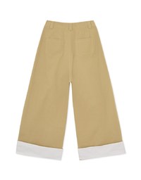 【MEIGO's Design】Pleated Concealed Placket Wide Pants