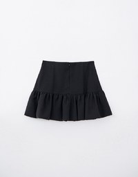 A Line Puffy Balloon Mini Skirt