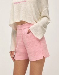 Elegant Tweed Shorts