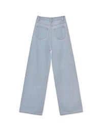 Vintage Jeans Denim High Waisted Wide Pants Culottes