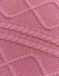 Multi-line Knit Crop Top