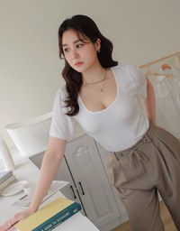 Draped Drawstring Pleated High Waisted Wide Pants Culottes