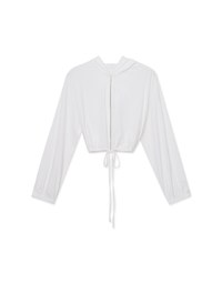 Airy Cool Drawstring Crop Jacket