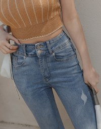 High Waisted Jeans Denim Flare Pants