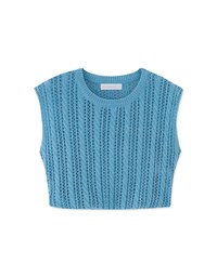 Hollow Twisted Knit Vest