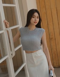 French Sleeve Knit Top