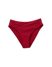 Asymmetrical Ruched Bikini Bottom