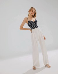 American Stripe Spaghetti Strap Padded Tank Top