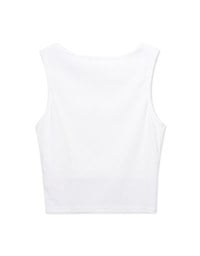 Classic Ribbed Round Neck Tank Top