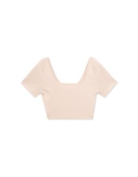 Cross Back Hollow Out Cropped Top