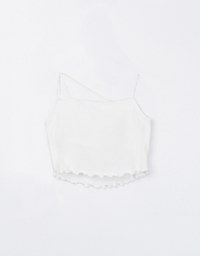 Ruffled Asymmetrical Padded Cami Top