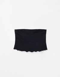 Ruffled Smooth Padded Tube Top