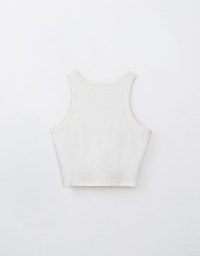 Brand Logo Embellished Padded Tank Top