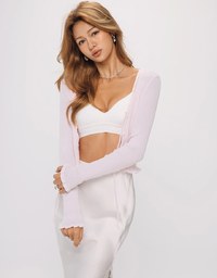 V Neck Comfortable Thin Strap Cami Bra Top