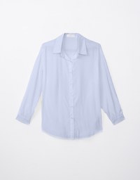 Sheer Lightweight Solid Color Blouse