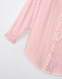 Sheer Lightweight Solid Color Blouse