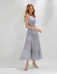 Bohemian Boho Style Knit Long Skirt