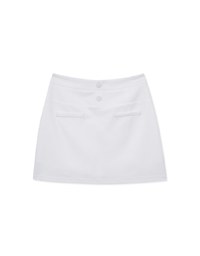 Solid Color Elastic Bodycon Skirt