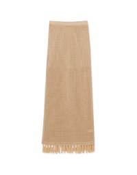 Bohemian Boho Style Tassel Knit Long Skirt