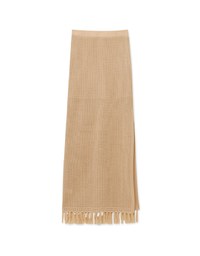 Bohemian Boho Style Tassel Knit Long Skirt