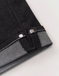 Fashionable Stitched Jeans Denim Short