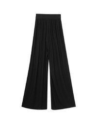 Airy Cool High Waisted Wide Pants Culottes