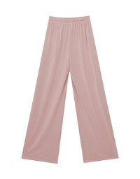 Cooling Fabric Comfortable Drape Drawstring High Waisted Pants Culottes