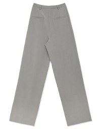 Concealed Placket Pleated Long Pants