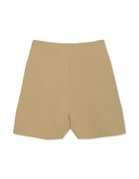 Pleated Waistless Suit Shorts