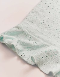 Embroidered Fishtail Vest Short Dress