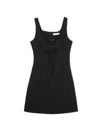 Corset Tie Mini Dress