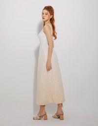 Ombre Lace Maxi Dress