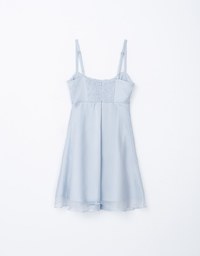 Layered Chiffon French Mini Dress ( Adjustable Thin Straps )