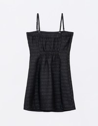 [HXA's Design] 3 WAY Chic Tweed Cami Mini Dress With Pearl Strap H10