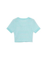 Textured Line Knit Top