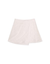 Petal Textured Pleated Skort